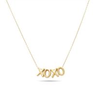 Echtzeit Collier Femme EJ-0047-N-45 en acier inoxydable IP or