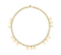 Echtzeit Collier Pendentif Acier Inoxydable EJ-0031-N-45 IP doré, 45 cm, Pas de gemme