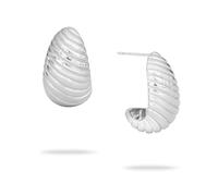 Echtzeit Creole EJ-0007-E-22 Argent, 2,2 cm, Acier Inoxydable, Pas de Pierre précieuse