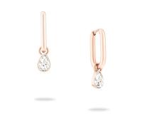 Echtzeit Créole EJ-0026-E-22 IP or rose, 2,2 cm, Acier inoxydable, Zircone cubique