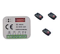 ECI ElectroFarniture Kit récepteur de commande 2 canaux RX multi 9 - 30 V + 3 pièces télécommande BFT MITTO4 déjà programmées.