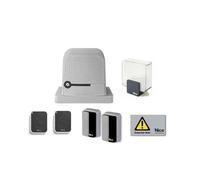 ECI ELECTROFOURNITURE NICE ROBO 600 Kit moteur portail coulissant 600 kg 230 V ROBO600 centrale intégrée BUS T4 - RO600KCE