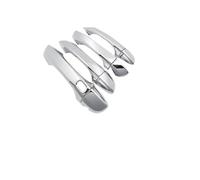 ECKBRJA Couvercle Poignée Porte Voiture Garniture Pièces Extérieures Accessoires Pour VW Pour Passat GT B8 2015 - 2022 Poignées porte intérieure voiture(Argent métallisé 4pcs)