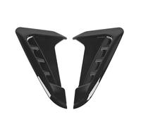 ECKBRJA Garniture D’aération Latérale Garde-Boue Couverture D’aération Latérale Autocollant Décor pour B&MW X3 G01 X4 G02 MS&Port Becquet Avant de Voiture(Noir)