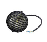 ECKBRJA Grille Phare Avant Universelle Pour Suzuki Style Rétro Protection lampe frontale