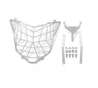 ECKBRJA Grille Protection Phare Moto Pour CB500X CB 500 X CB500 X 2013-2021 Protection lampe frontale(Argent)