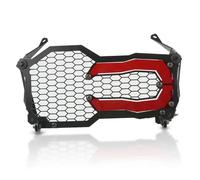 ECKBRJA Grille Protection Phare Moto Pour R1200GS R1250GS LC Et Pour Adventure R 1200GS 1250GS Et R1200 GS Protection lampe frontale(ROUGE)