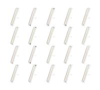 ECKBRJA Lève-vitre voiture Fixation Plastique Blanc Vitre Voiture Guide Verre Support Clip 7775575 Pour Alfa Pour Romeo 147(20 pièces)