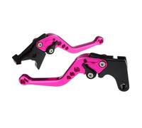 ECKBRJA Leviers d'embrayage de Frein de Moto pour Y&amaha YZF R125 YZF-R125 R 125 YZF R125 2008-2013 2009 2010 2011 2012 Leviers Frein Et d'embrayage Moto(Rose Court)