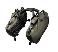 ECKBRJA Moto pour Sacoches Latérales Moto pour B&MW Étanche 18L 48L Sacoche Sacoche Motocross Sacoches Selle(Green 48L)