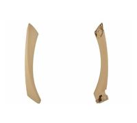 ECKBRJA Partie Portes Intérieures Panneau Guidon Couvercle Garniture Intérieur Poignées Porte Pour 3Series E90 E91 318 320 325 328 330 335 Poignées porte intérieure voiture(Beige(on the right))