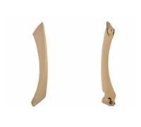 ECKBRJA Partie Portes Intérieures Panneau Guidon Couvercle Garniture Intérieur Poignées Porte Pour 3Series E90 E91 318 320 325 328 330 335 Poignées porte intérieure voiture(Beige(on the left))