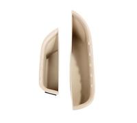 ECKBRJA Poignée Porte Avant Voiture Boîte Rangement Accessoires Accoudoirs Pour Mercedes Pour Benz C Class W205 C180L C200L C260L 2015-2021 Poignées porte intérieure voiture(BEIGE)