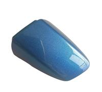 ECKBRJA Poignée porte voiture 5G1837879 Pour Superb Pour Octavia Porte-serrure Poignée Avant Gauche Verrou Porte Couvercle Bouchon Cylindre LHD(Pacific Blue)