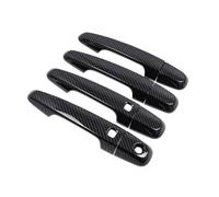 ECKBRJA Poignée porte voiture Autocollants Poignées Porte Mitsubishi Pour Pajero Sport 2011-2021(Trou de serrure C1 2 boutons)