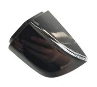 ECKBRJA Poignée porte voiture Cache-cylindre Serrure Poignée Porte Avant Gauche Pour Seat Pour Alhambra 2010-2015 1K8837879 5KD837879(Deep Black-LC9X)