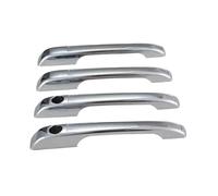 ECKBRJA Poignée porte voiture Couverture Poignées Porte Finition Pour VW MK1 MK2 Pour Golf 1 Pour 2 Pour Jetta Pour Rabbit Pour Caddy Pour Derby Pour Scirocco Coupe(Chrome 4)