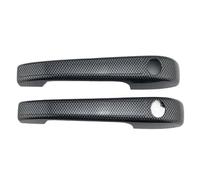 ECKBRJA Poignée porte voiture Couverture Poignées Porte Finition Pour VW MK1 MK2 Pour Golf 1 Pour 2 Pour Jetta Pour Rabbit Pour Caddy Pour Derby Pour Scirocco Coupe(Chrome 2)