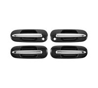 ECKBRJA Poignée porte voiture Ensemble Poignées Porte Extérieure Pour CRV 1997 1998 1999 2000 2001 72140ST0J02 72180ST0J02 72640ST0