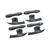 ECKBRJA Poignée porte voiture Garniture Autocollante Protection Poignée Porte Extérieure Couvercle Loquet Pour Corolla E210 2019 2020 2021 2022 2023 2024 Hybride(Fibre de carbone A et B)