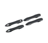 ECKBRJA Poignée porte voiture Garniture Autocollante Protection Poignée Porte Extérieure Couvercle Loquet Pour Corolla E210 2019 2020 2021 2022 2023 2024 Hybride(Une fibre de carbone)