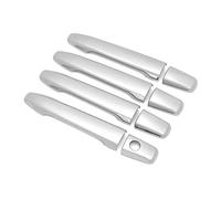 ECKBRJA Poignée porte voiture Garniture Cache Poignée Porte Latérale Pour Mitsubishi Pour Outlander 2007-2013(Door Handle Covers)