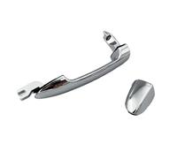 ECKBRJA Poignée porte voiture Poignée Extérieure Porte Avant Arrière Avec Capuchon Chromé Pour Kia Pour Spectra Pour Cerato 2004 2005 2006 2007 2008(Arrière gauche)