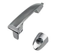 ECKBRJA Poignée porte voiture Poignée Extérieure Porte Avant Arrière Avec Capuchon Chromé Pour Kia Pour Spectra Pour Cerato 2004 2005 2006 2007 2008(AVANT DROIT)