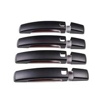 ECKBRJA Poignée porte voiture Poignées Porte Décoratives Pour Land Rover Pour Discovery 4 LR4 RR Sport Pour Freelander 2(Tapis avec trou de serrure)