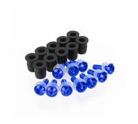 ECKBRJA pour Africa Twin CRF1100L CRF1000L CRF 1000 1100 L XRV 750 XRV750 Pare-Brise Moto Pare-Brise Carénage Boulon Vis Écrous Kit vis pour Moto(Bleu)