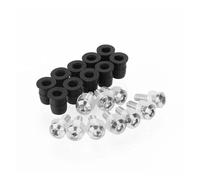 ECKBRJA pour Africa Twin CRF1100L CRF1000L CRF 1000 1100 L XRV 750 XRV750 Pare-Brise Moto Pare-Brise Carénage Boulon Vis Écrous Kit vis pour Moto(Argent)