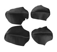 ECKBRJA Pour Civic 11e Génération 2022 - Protège-panneau D’accoudoir Poignée Porte Couvre Accessoires Décoration Intérieure Poignées porte intérieure voiture(Noir)