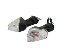 ECKBRJA Pour Ninja 650R 1000 ZX6R ZX10R KLE650 KLR650 Z750 Z750S Z1000 Pour Versys 650 Moto Clignotants Ampoule Lumière Indicateurs virage(Lentille transparente)