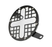 ECKBRJA Pour Triumph Pour Bonneville T100 T120 Pour Thunderbird Sport Pour Thruxton Motorcycle 7" Cache Rétro Phares Lumière Protège-calandre Protection lampe frontale(Clair)