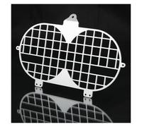 ECKBRJA Protection Phare Moto Pour XRV750 Pour Africa Twin 1997 1998 1999 2000 2001 2002 Protection lampe frontale(Argent)