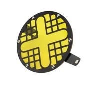 ECKBRJA Protection Phare Rétro 7 Pouces Moto Pour CB150 R 18 Protection lampe frontale(Jaune)