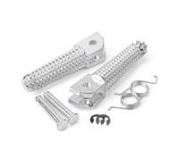 ECKBRJA Repose-Pieds Avant pour Moto pour Y&amaha YZF R125 R25 R3 MT125 MT25 MT03 MT09 FZ09 MT10 MT07 FZ6 XJ6 Repose-Pieds Moto(Une Paire)