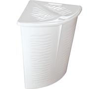 Ecken Panier à linge 45L BranQ blanc