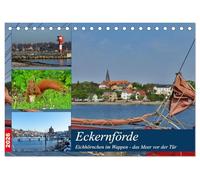 Eckernförde. Eichhörnchen im Wappen - das Meer vor der Tür (Tischkalender 2026 DIN A5 quer), CALVENDO Monatskalender: Urlaub, Eichhörnchen und Meer.