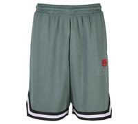 Ecko Unlimited Pantalon de sport 'Inbound' kaki / rouge / noir / blanc, Taille S