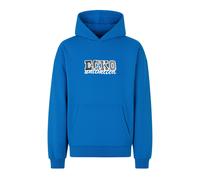 Ecko Unlimited Sweat-shirt bleu cobalt / gris / blanc, Taille M