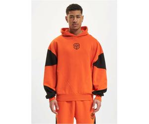 Ecko Unlimited Sweat-shirt 'Ecko Unltd. Construction' orange / noir, Taille L