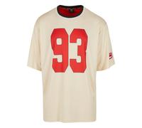 Ecko Unlimited T-Shirt 'Baseline' beige clair / rouge / noir, Taille M
