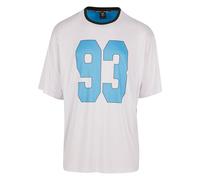 Ecko Unlimited T-Shirt 'Baseline' bleu clair / blanc, Taille M