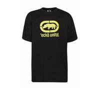 Ecko Unlimited T-Shirt 'JohnRhino' jaune / noir, Taille S
