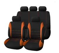 ECKYGYCEPK Housse Siège Auto pour Fiat pour 500x pour Palio pour Panda pour Tempra Tapis Siège Arrière Voiture Coussin Support Chien Housse Protection(Orange)
