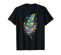 Éclaboussure de Peinture Arc-en-Ciel colorée T-Shirt