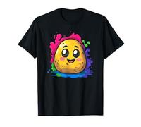 Éclaboussure de pommes de terre de joie colorée T-Shirt