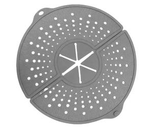 Éclaboussures De Poêle - Silicone 36x32,5x1cm | Protection Contre Les Éclaboussures Rotative Et Pliable | Garde-boue | Couvercle De Cuisson Antiadhésif Pour Frire, Sauter, Protection Contre L'huile Et