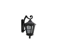 Éclair de lampe murale Lumière montée Vintage Creative Cross Star Anise E27 Verre extérieure Aluminium Aluminium Anti Rust Garden Community Street Door Street Portiomé